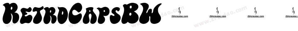 RetroCapsBW字体转换