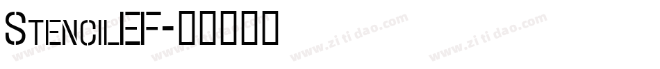 StencilEF字体转换
