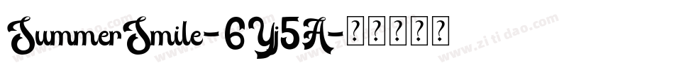 SummerSmile-6Yj5A字体转换
