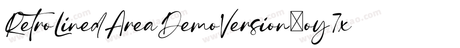 RetroLinedAreaDemoVersion-oy7x字体转换 RetroLinedAreaDemoVersion-oy7x字体转换