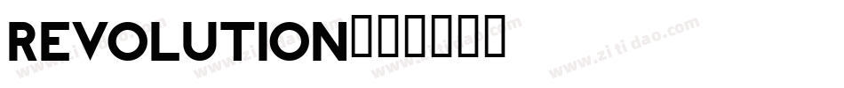 Revolution字体转换