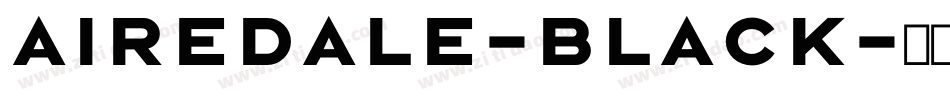 Airedale-Black字体转换