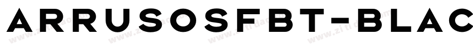 ArrusOSFBT-Black字体转换