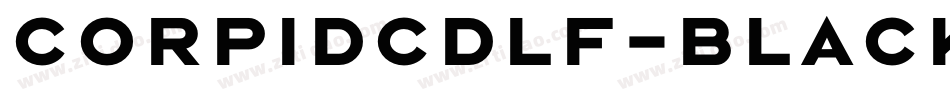CorpidCdLF-Black字体转换