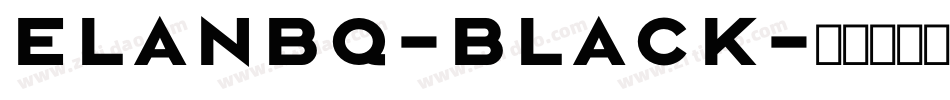 ElanBQ-Black字体转换