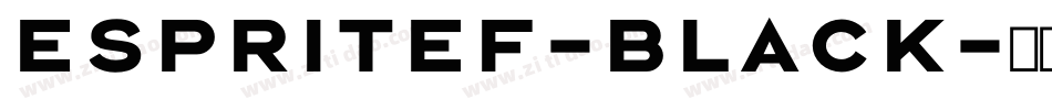 EspritEF-Black字体转换