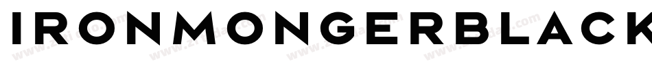 IronmongerBlack字体转换