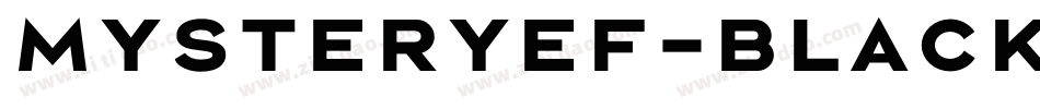 MysteryEF-Black字体转换