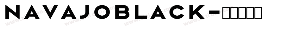 NavajoBlack字体转换