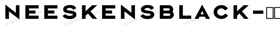 NeeskensBlack字体转换