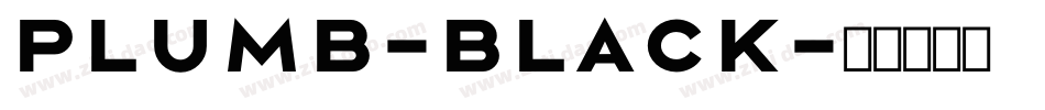 Plumb-Black字体转换
