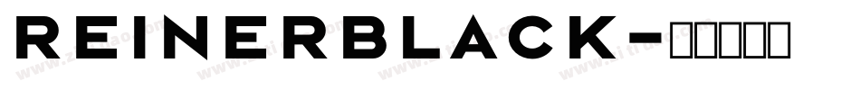 ReinerBlack字体转换