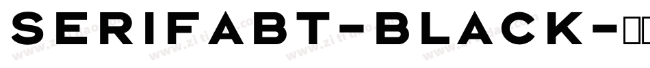 SerifaBT-Black字体转换