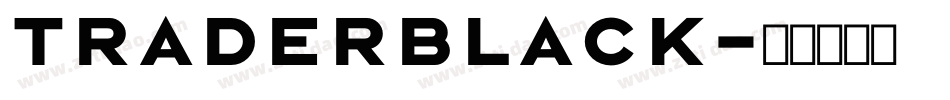 TraderBlack字体转换