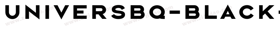 UniversBQ-Black字体转换