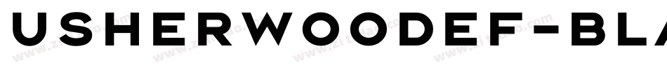 UsherwoodEF-Black字体转换
