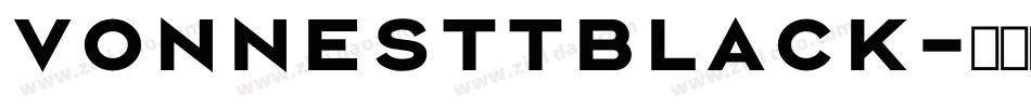 VonnesTTBlack字体转换