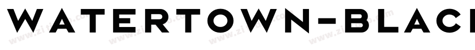 Watertown-Black字体转换