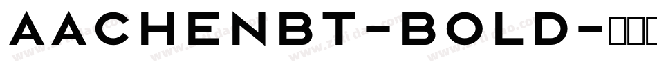 AachenBT-Bold字体转换