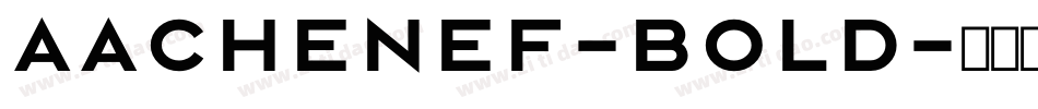 AachenEF-Bold字体转换