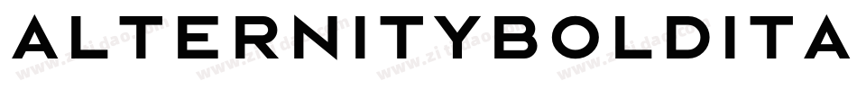 AlternityBoldItalic-rpyL字体转换