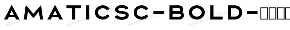 AmaticSC-Bold字体转换