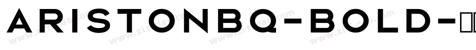 AristonBQ-Bold字体转换