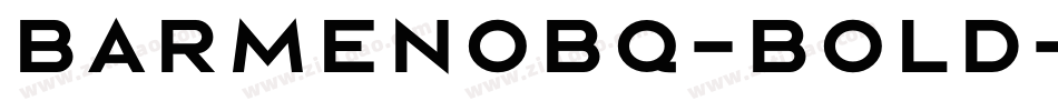 BarmenoBQ-Bold字体转换