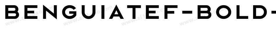 BenguiatEF-Bold字体转换