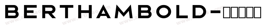 BerthamBold字体转换