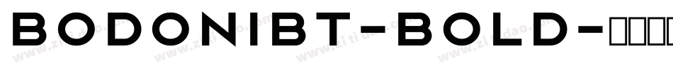BodoniBT-Bold字体转换