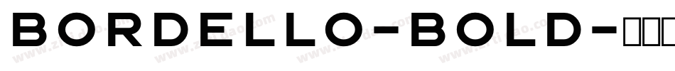 Bordello-Bold字体转换