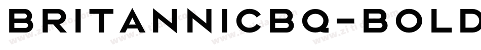 BritannicBQ-Bold字体转换