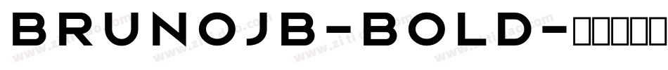BrunoJB-Bold字体转换
