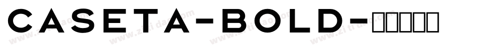 Caseta-Bold字体转换