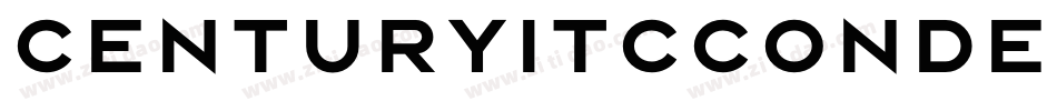 CenturyITCCondensedBQ-Bold字体转换