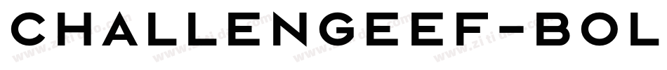 ChallengeEF-Bold字体转换