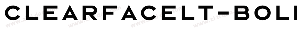 ClearfaceLT-Bold字体转换