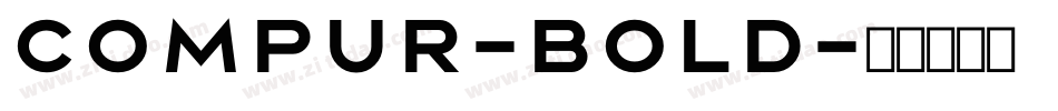 Compur-Bold字体转换