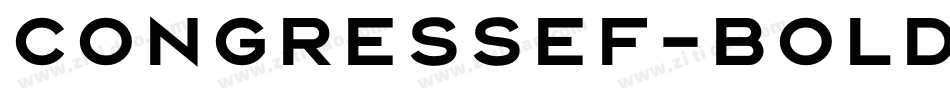CongressEF-Bold字体转换