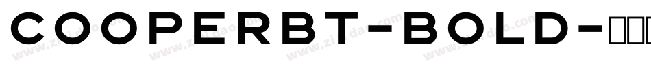 CooperBT-Bold字体转换