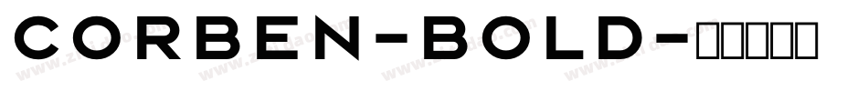 Corben-Bold字体转换