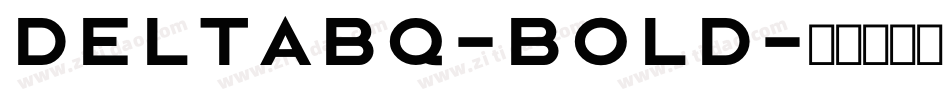 DeltaBQ-Bold字体转换