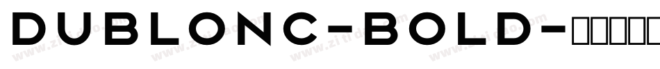 DublonC-Bold字体转换