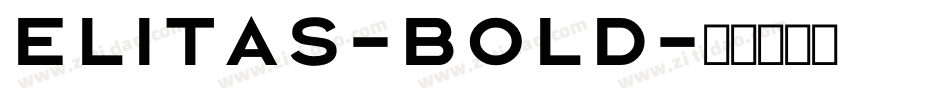 ELITAS-Bold字体转换