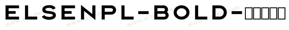 ElseNPL-Bold字体转换