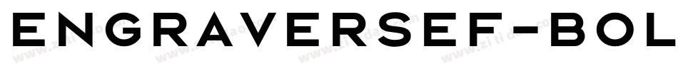 EngraversEF-Bold字体转换