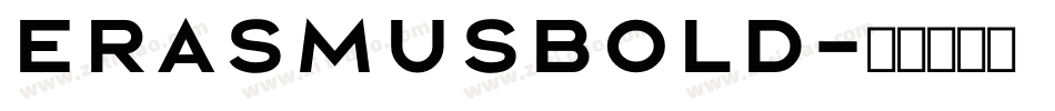 ErasmusBold字体转换