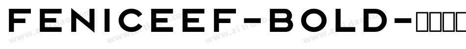 FeniceEF-Bold字体转换
