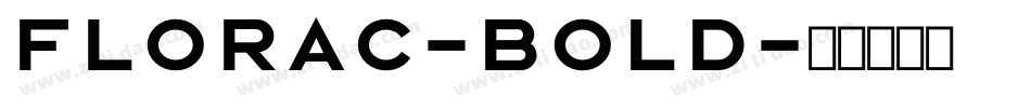 FloraC-Bold字体转换